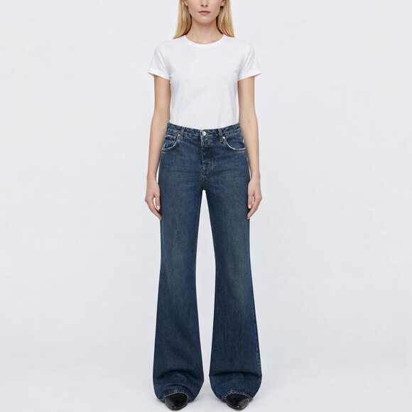 Closed Denim - CLOSED Women Gillan Low Waist Wide leg Jeans Blue Denim NWT Size 26/30